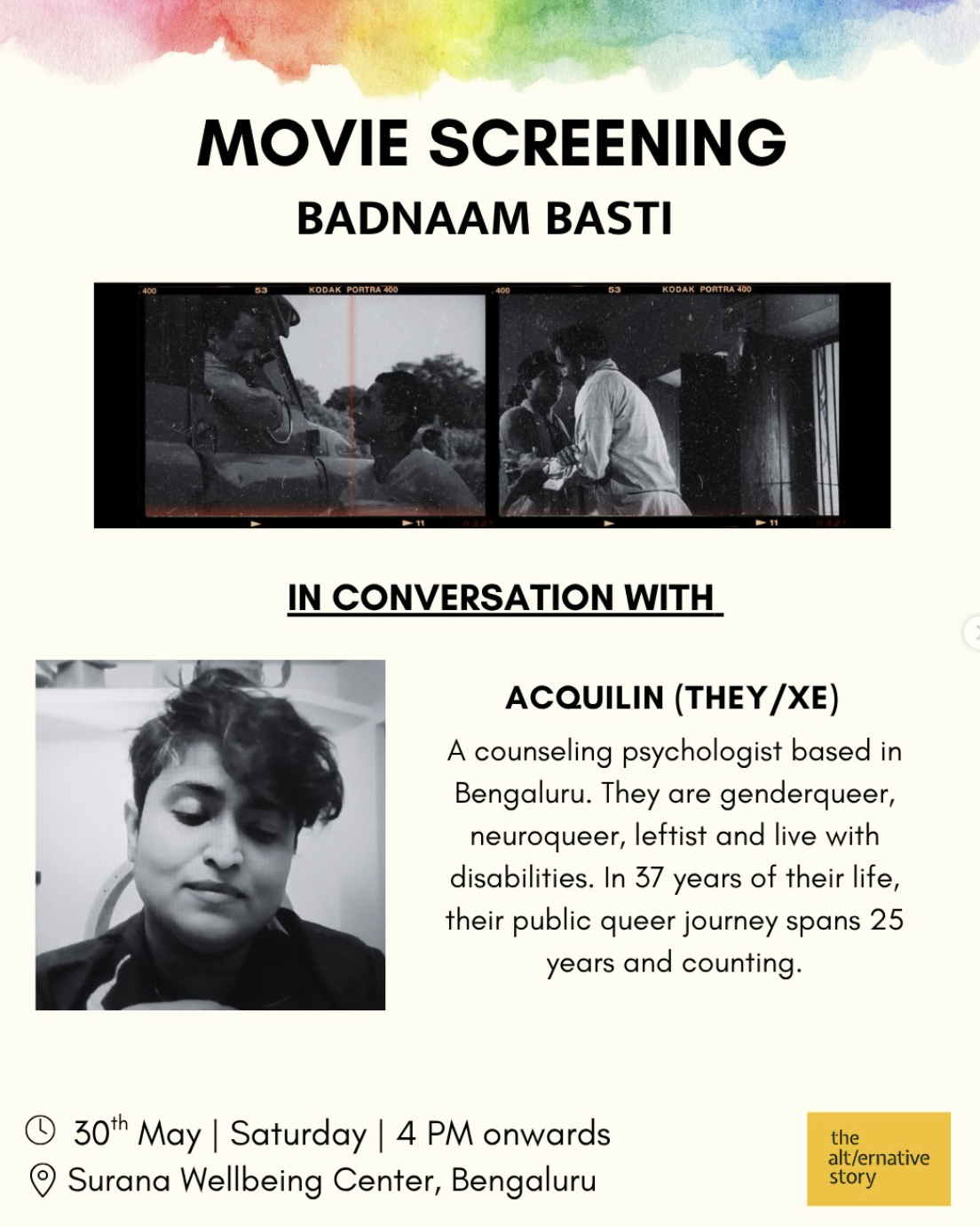 Welcoming Pride - Movie screening — event poster