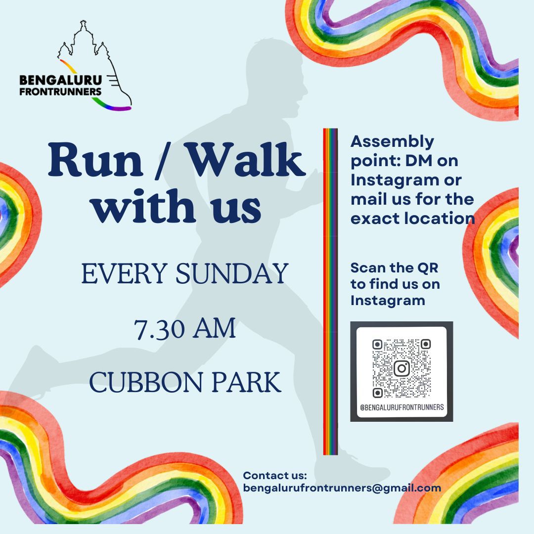 Bengaluru FrontRunners — event poster