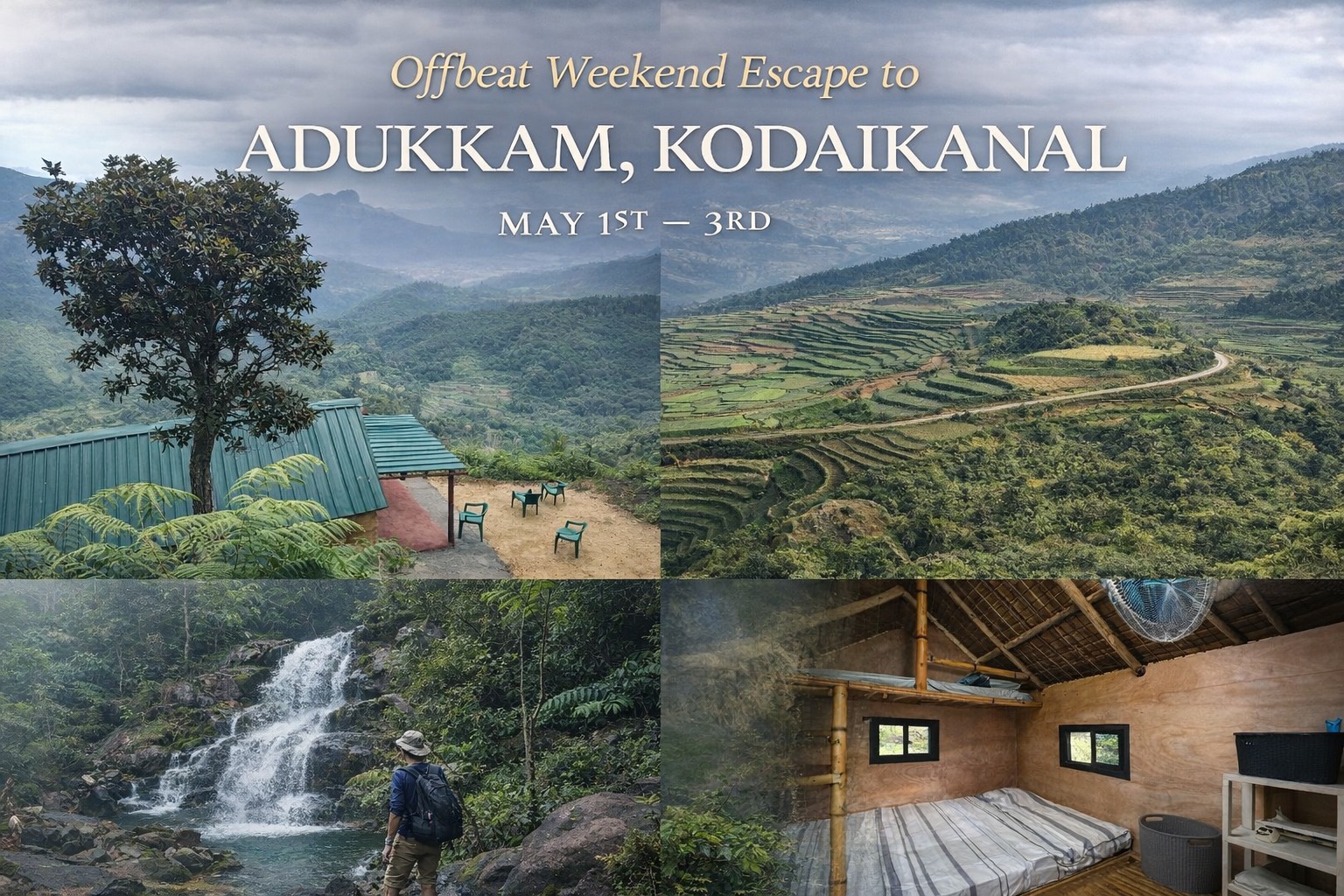 Offbeat Kodaikanal Escape — event poster