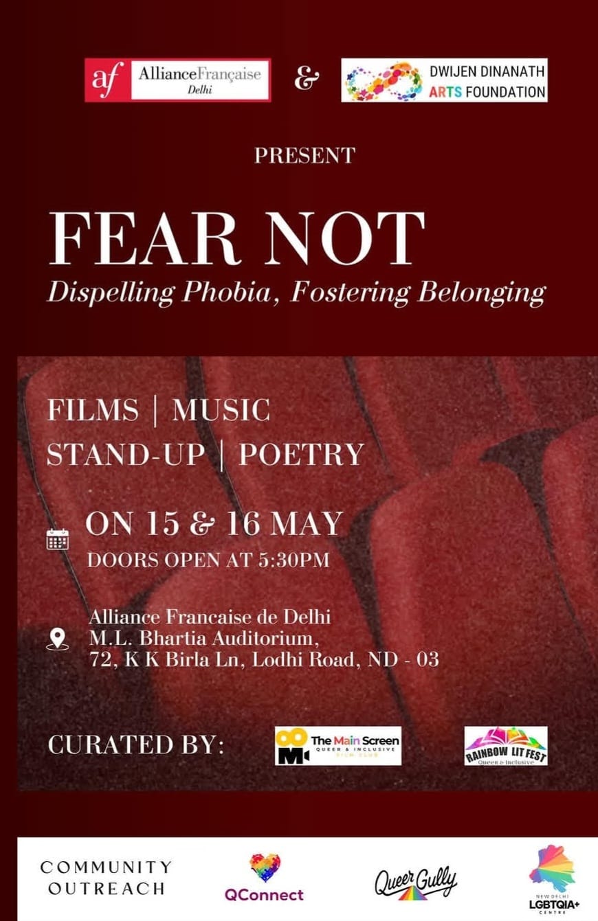FEAR NOT : Dispelling Phobia, Fostering Belonging — event poster