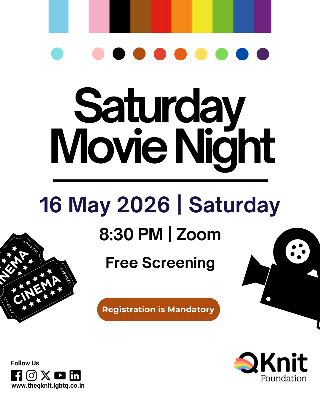 Movie Screening - Mehroon & My Comrade — event poster
