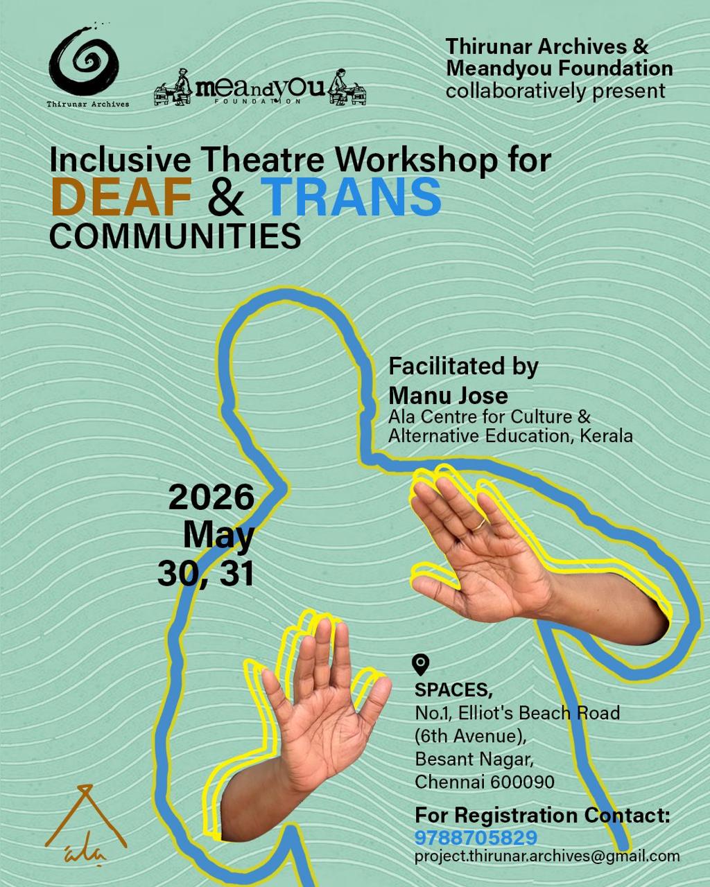 Inclusive Theatre Workshop — event poster