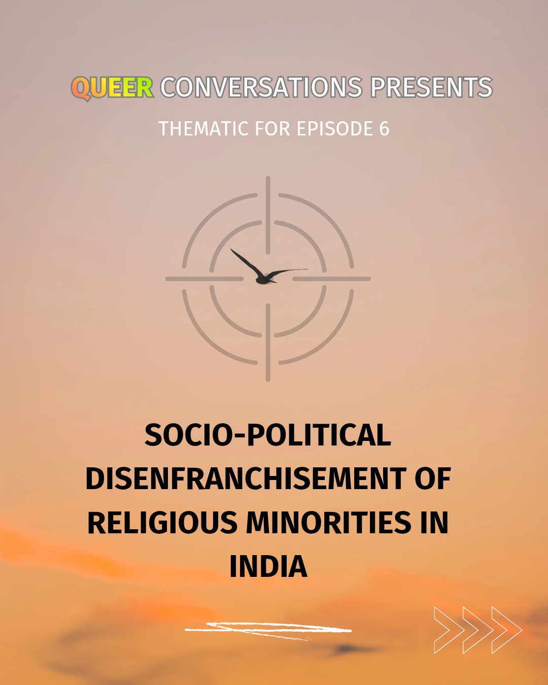Socio-political disenfranchisement of religious minorities in india — event poster