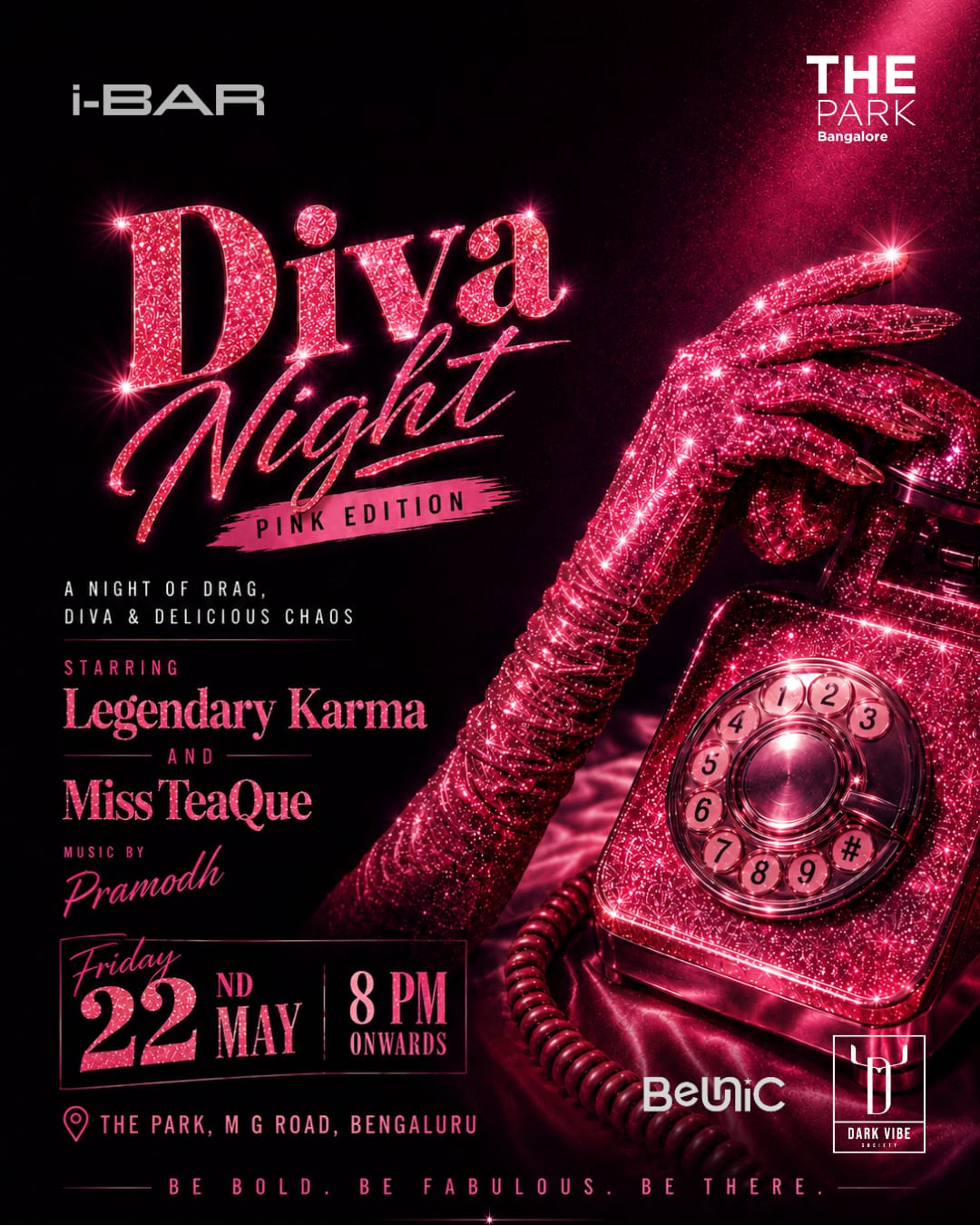 DIVA NIGHT - PINK EDITION — event poster