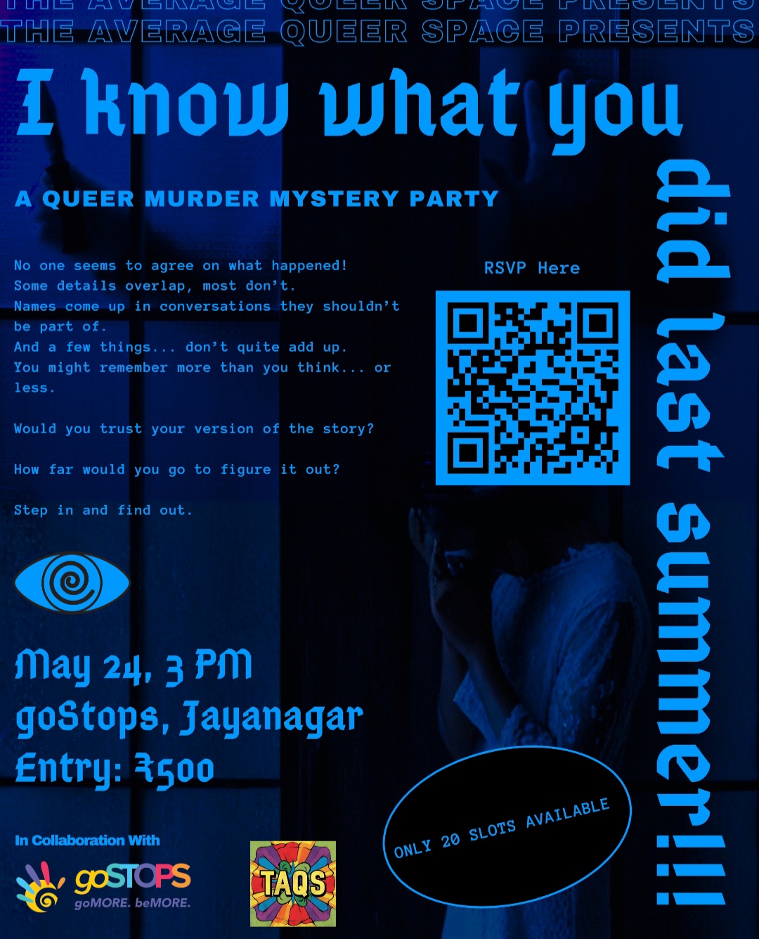 I Know What You Did Last Summer: A Murder Mystery Party — event poster
