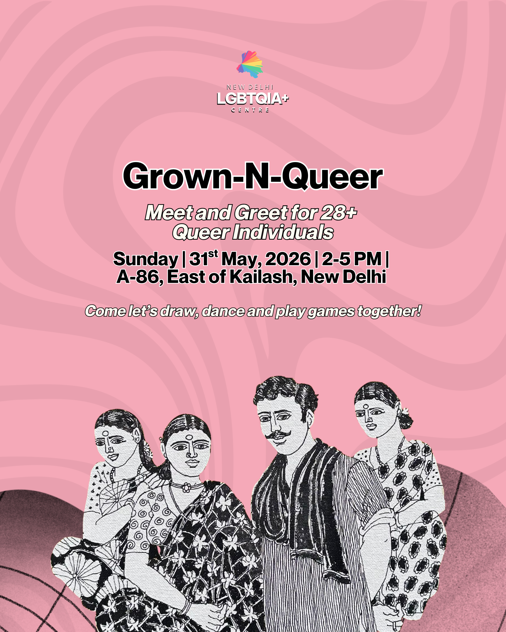 Grown-N-Queer — event poster