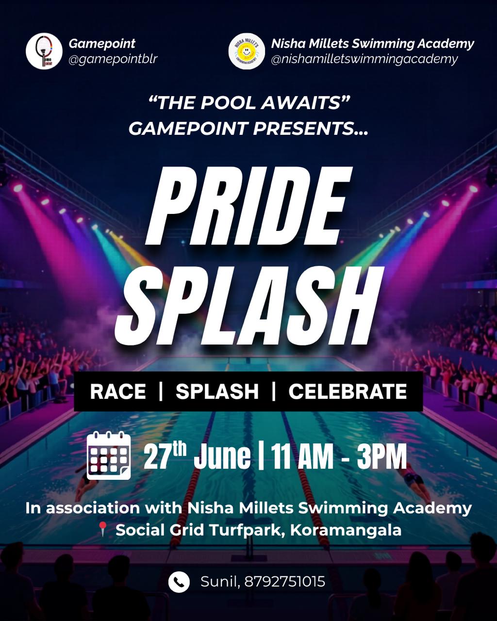 Pride Splash : Queer Swimming Tournament poster