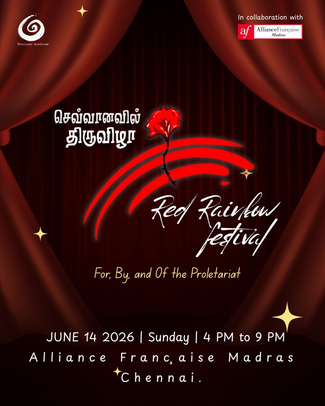 Red Rainbow Festival poster