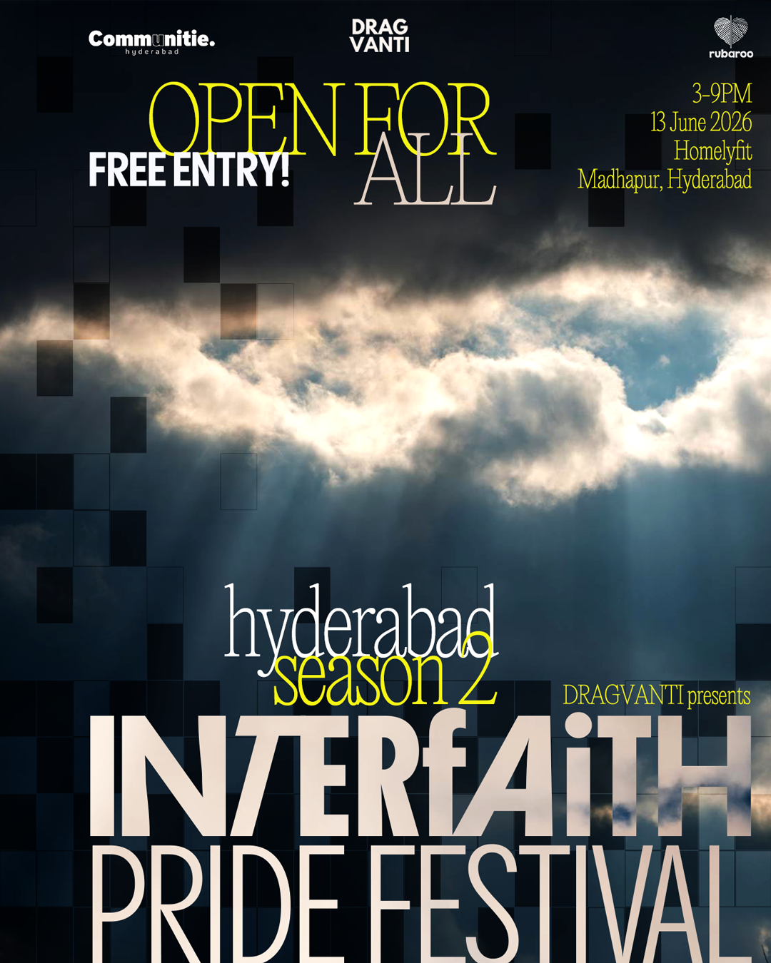 Interfaith Pride month poster