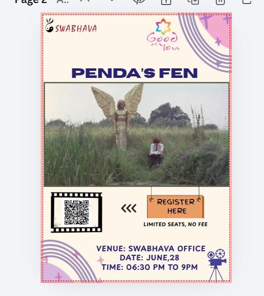 Penda's Fen - Screening for Pride poster