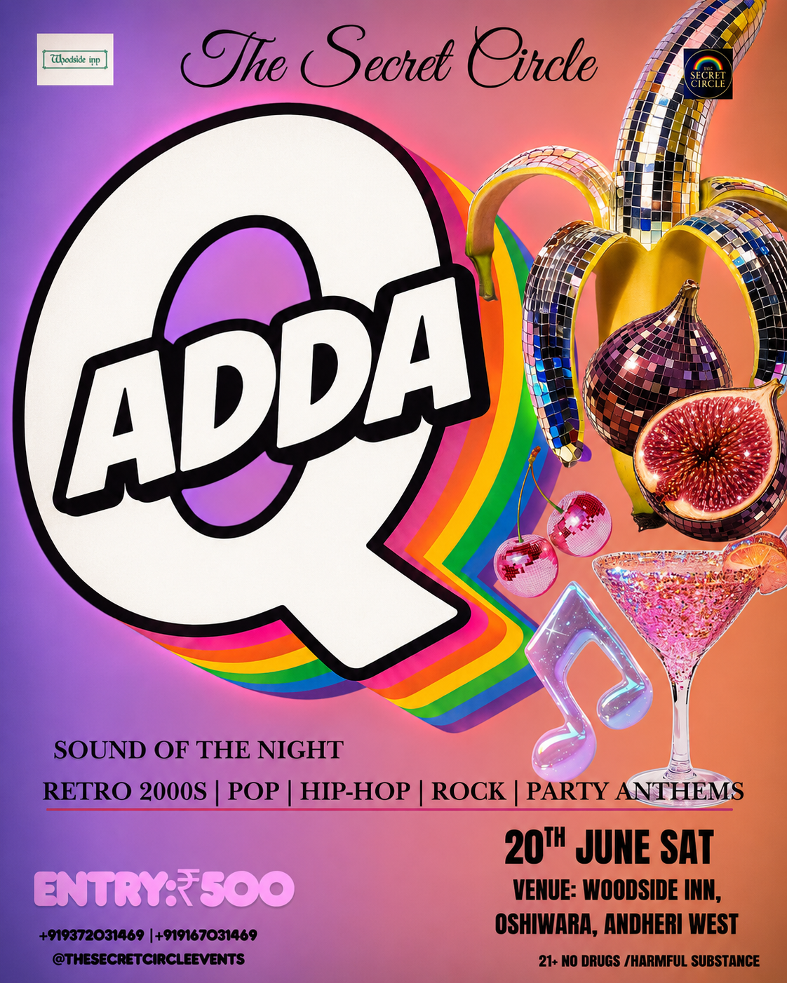 The Secret Circle presents Queer Adda poster