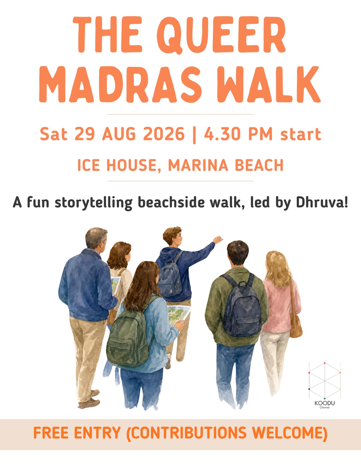 THE QUEER MADRAS WALK poster