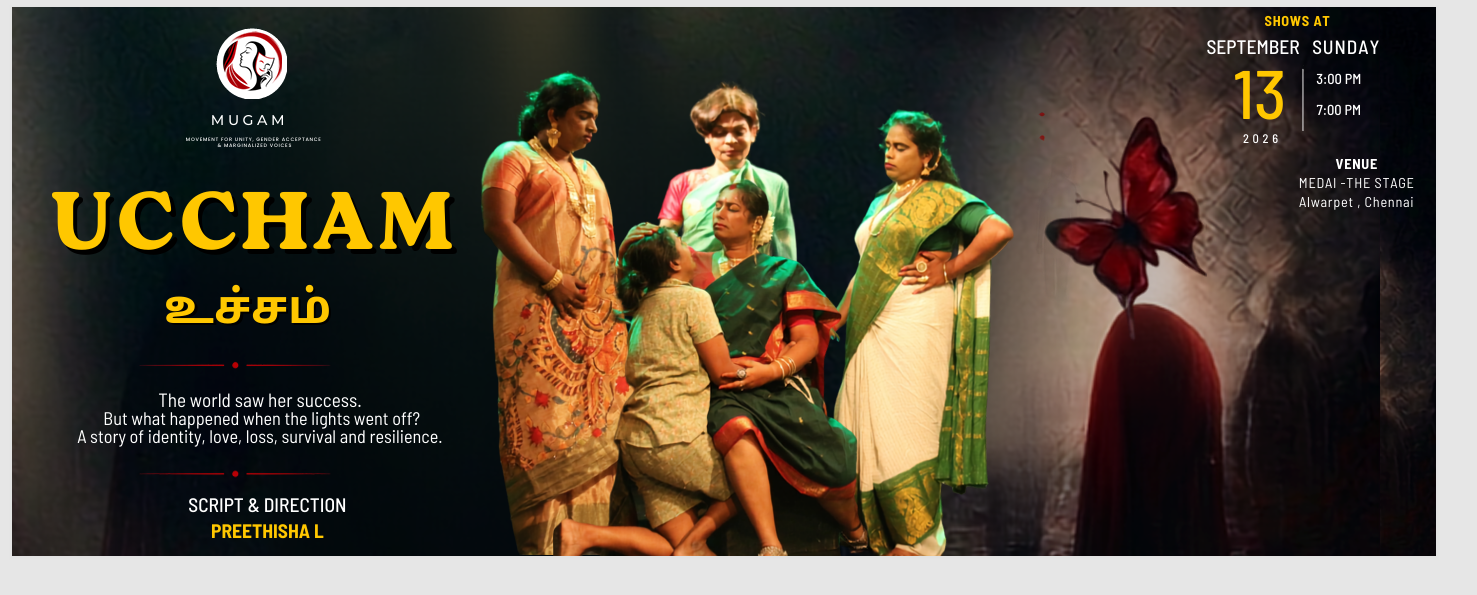 UCCHAM- Theatre Play  ( A Transwoman's Struggle and Hope) poster