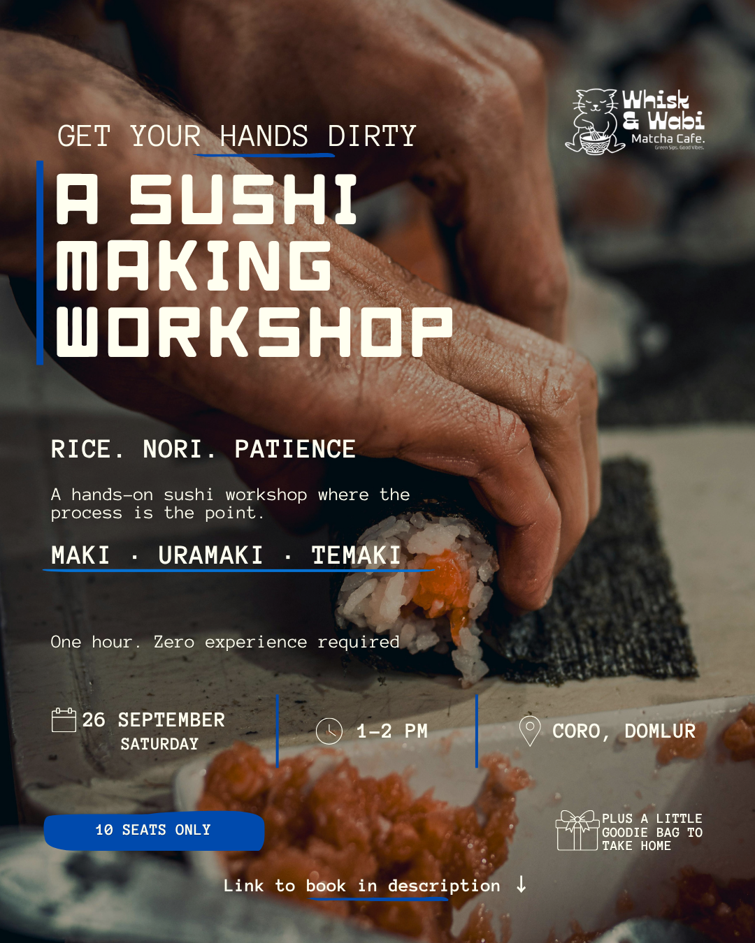 Sushi, By Hand — A Hands-On Sushi Making Workshop