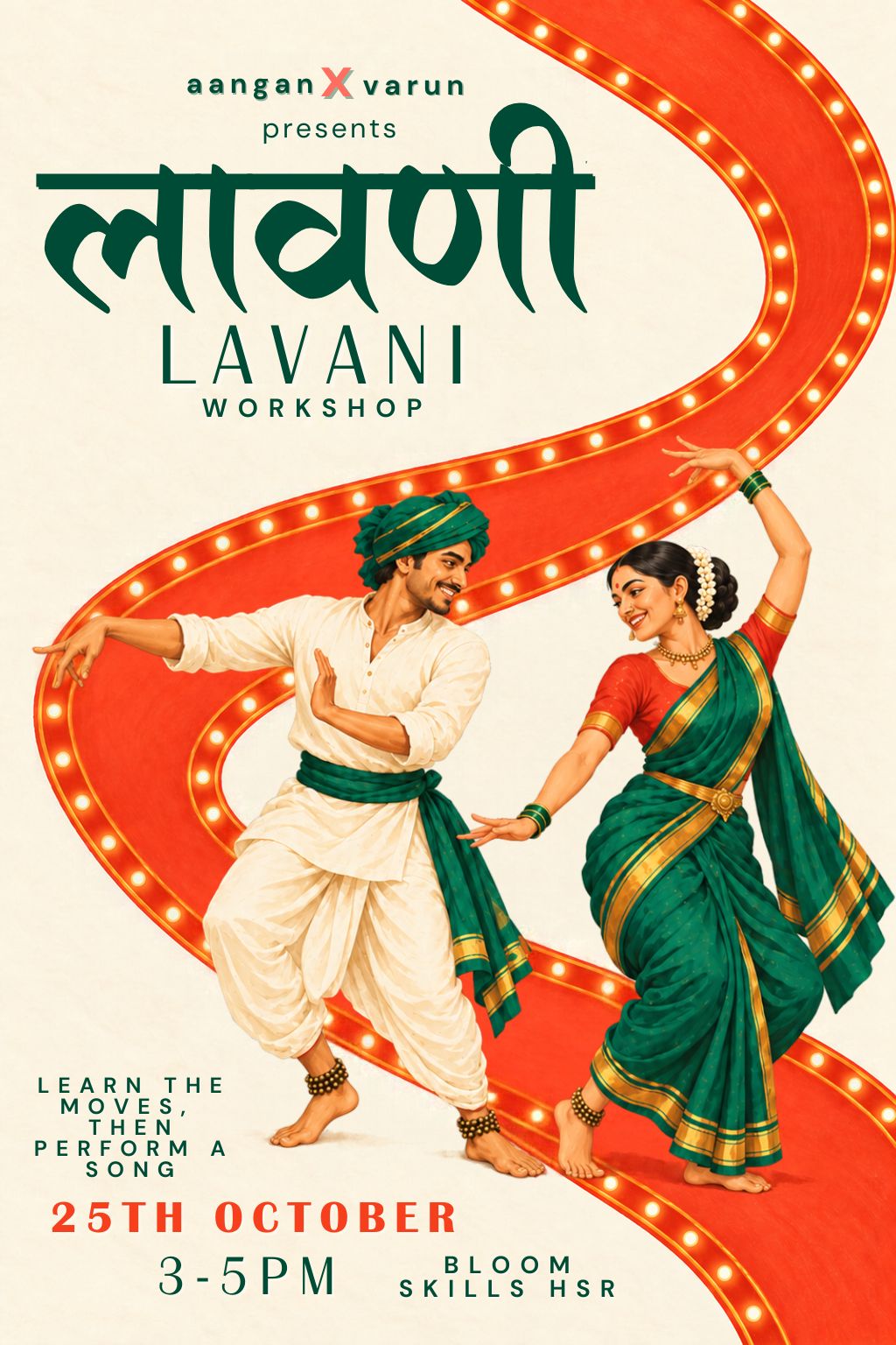 Lavani - Dance Workshop poster