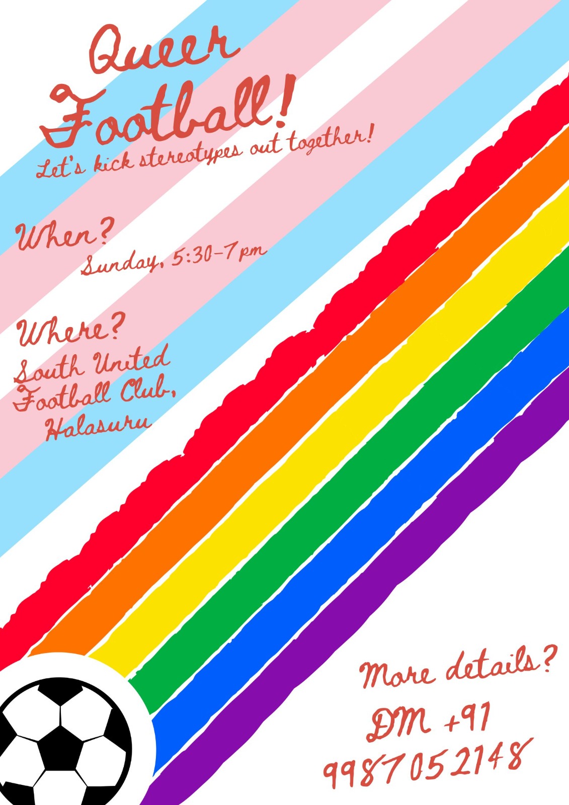 Queer Footy — event poster