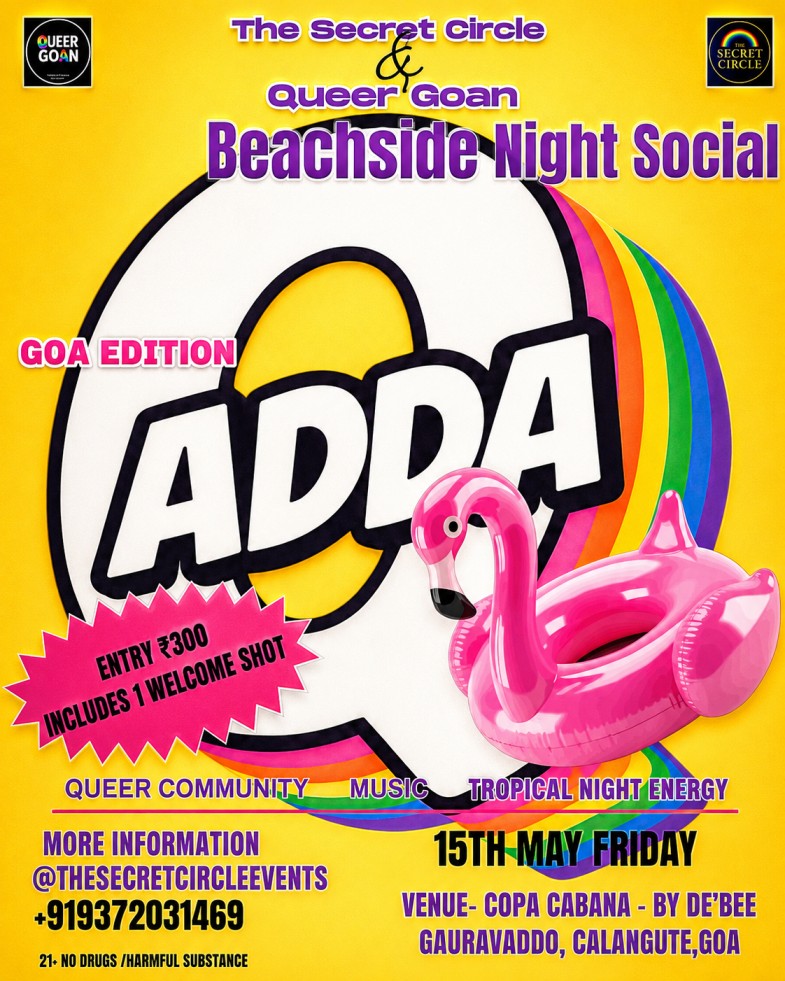 Queer Adda — event poster